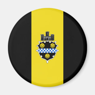 Flagge von Pittsburgh Pennsylvania Magnet