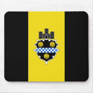 Flagge von Pittsburgh, Pennsylvania Mouse Pad Mousepad
