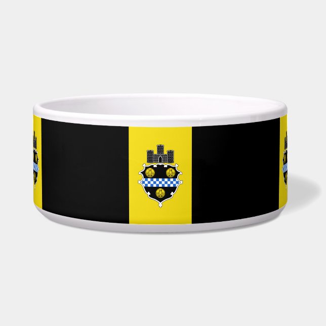 Flagge von Pittsburgh, Pennsylvania Napf (Vorderseite)