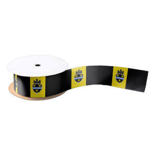 Flagge von Pittsburgh, Pennsylvania Satin Ribbon Satinband