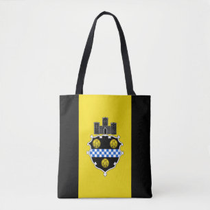 Flagge von Pittsburgh, Pennsylvania Tote Bag