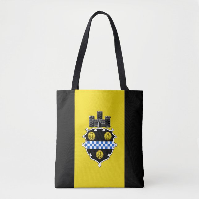 Flagge von Pittsburgh, Pennsylvania Tote Bag (Vorderseite)