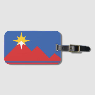 Flagge von Pocatello, Idaho Gepäckanhänger