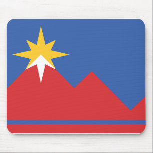 Flagge von Pocatello, Idaho Mousepad