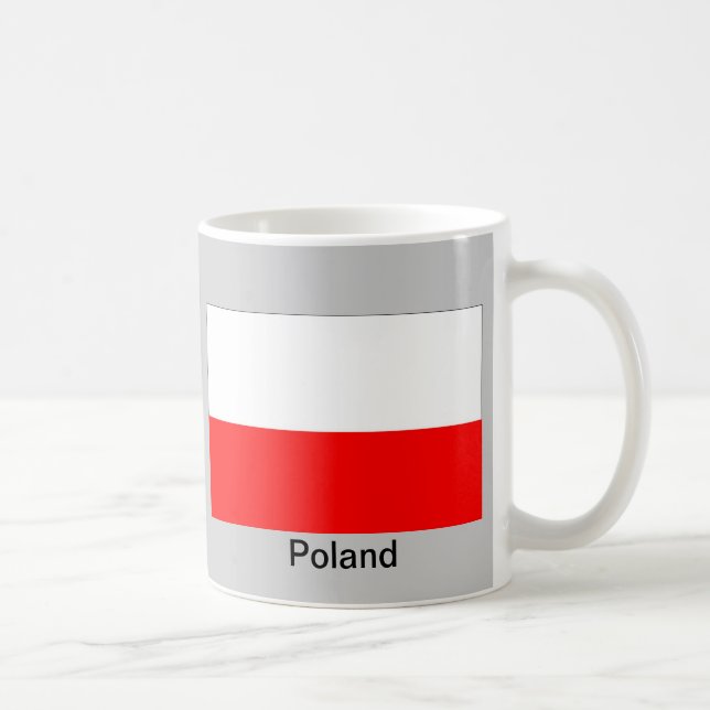 Flagge von Polen Tasse (Rechts)