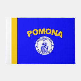 Flagge von Pomona (Kalifornien) Fußmatte