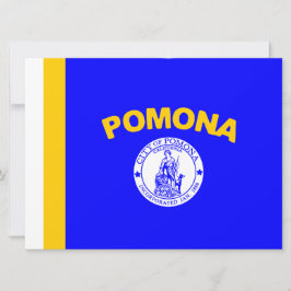 Flagge von Pomona (Kalifornien) Karte