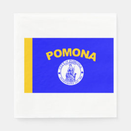 Flagge von Pomona (Kalifornien) Serviette