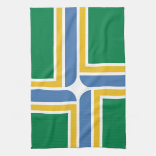 Flagge von Portland, Oregon Handtuch