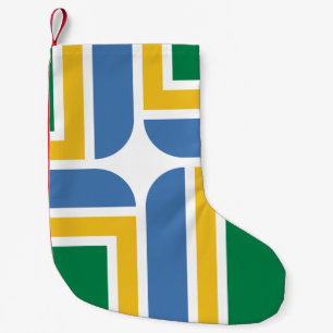 Flagge von Portland, Oregon Kleiner Weihnachtsstrumpf