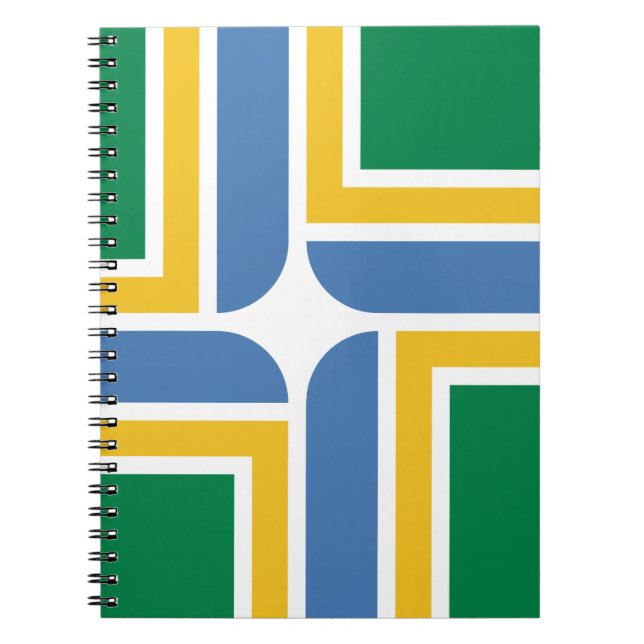 Flagge von Portland, Oregon-Notebook Notizblock (Vorderseite)