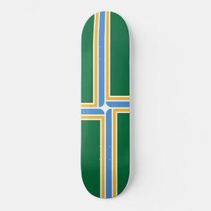 Flagge von Portland (Oregon) Skateboard