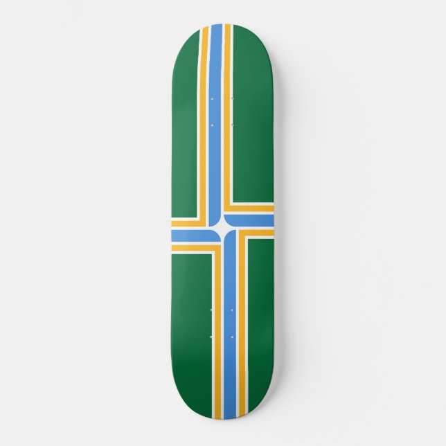 Flagge von Portland (Oregon) Skateboard (Vorderseite)