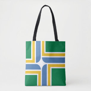Flagge von Portland, Oregon Tote Tag