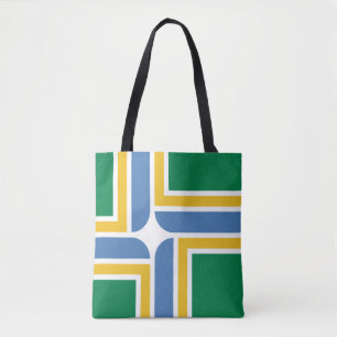 Flagge von Portland, Oregon Tote Tag