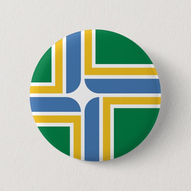 Flagge von Portland, Schaltfläche "Oregon Pinback" Button (Vorderseite)