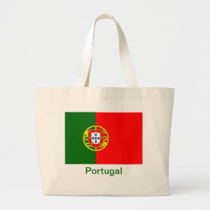 Flagge von Portugal Jumbo Stoffbeutel