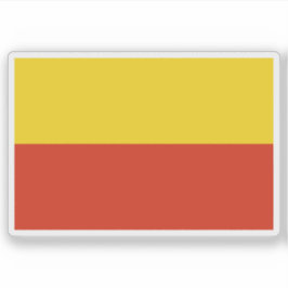 Flagge von Prag, Tschechische Republik Aufkleber