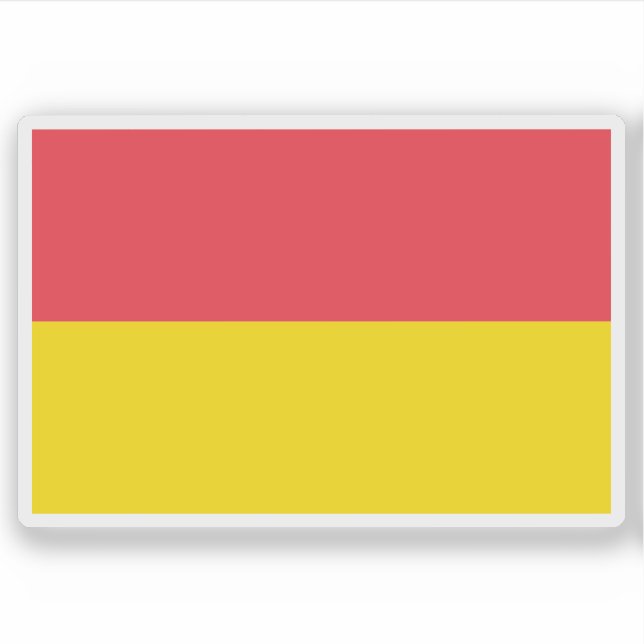 Flagge von Pretoria, Republik Südafrika Aufkleber (Vorderseite)