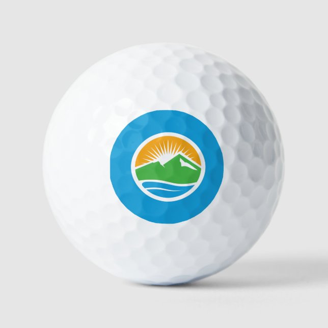 Flagge von Provo, Utah Golfball (Vorderseite)