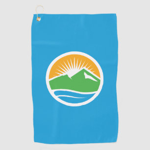 Flagge von Provo, Utah Golfhandtuch