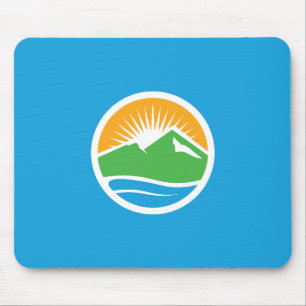 Flagge von Provo, Utah Mousepad