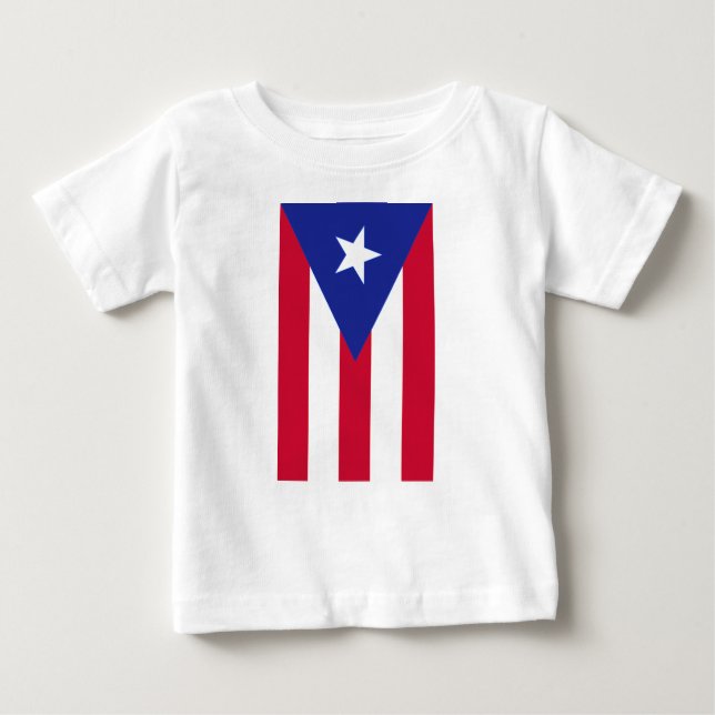 Flagge von Puerto- Rico - Banderade Puerto Rico Baby T-shirt (Vorderseite)