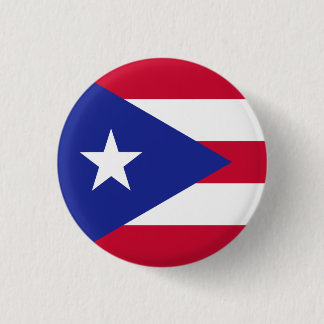 Flagge von Puerto Rico Button