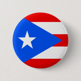 Flagge von Puerto Rico Button