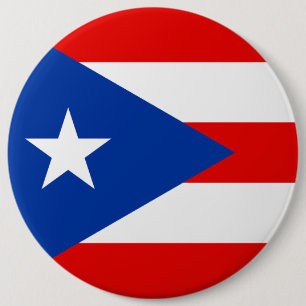 Flagge von Puerto Rico Button