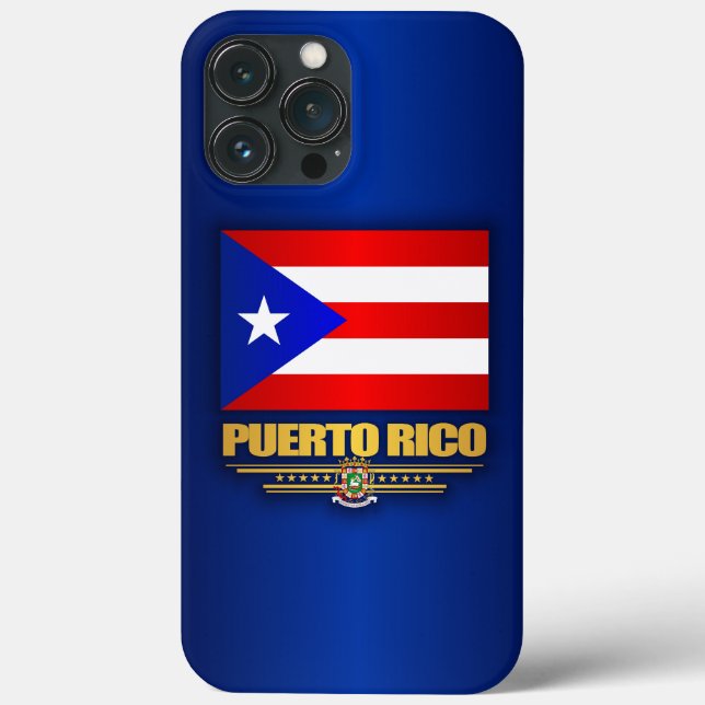 Flagge von Puerto Rico Case-Mate iPhone Hülle (Rückseite)