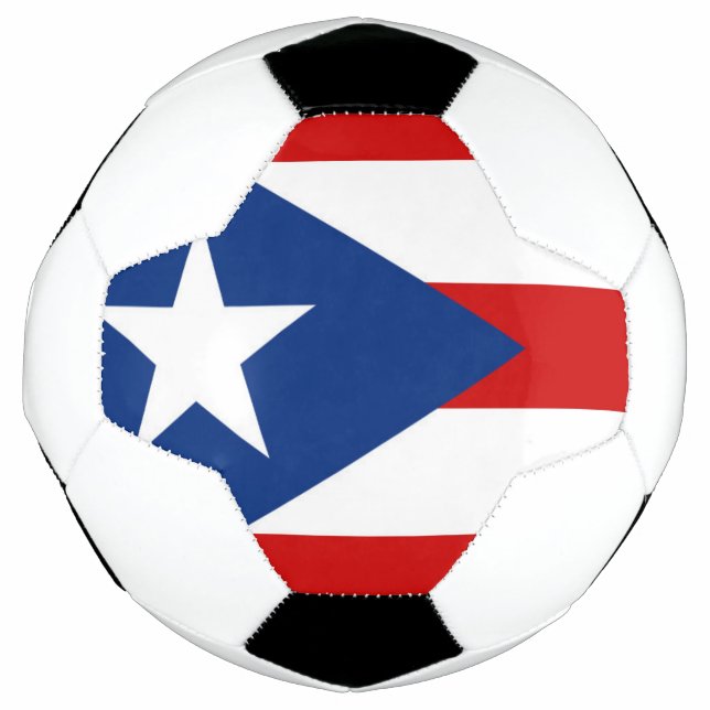 Flagge von Puerto Rico Fußball (Vorderseite)