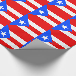 Flagge von Puerto Rico Geschenkpapier