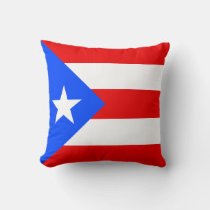 Flagge von Puerto Rico Kissen