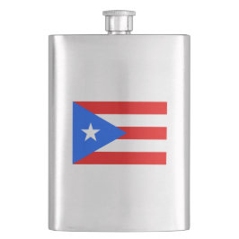 Flagge von Puerto Rico Klassischer Kolben Flachmann