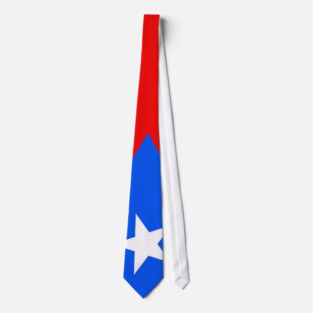Flagge von Puerto Rico Krawatte (Vorderseite)