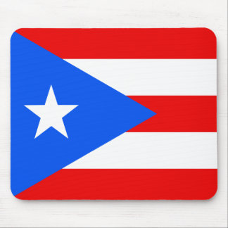 Flagge von Puerto Rico Mousepad