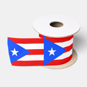 Flagge von Puerto Rico Satinband