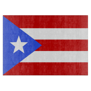 Flagge von Puerto Rico Schneidebrett