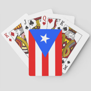 Flagge von Puerto Rico Spielkarten