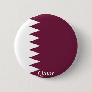 Flagge von Qatar Button