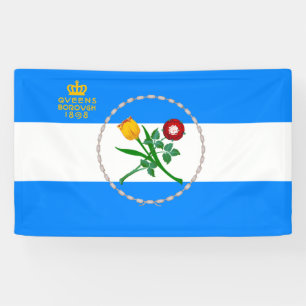 Flagge von Queens (Stadtbezirk von New York) Banner