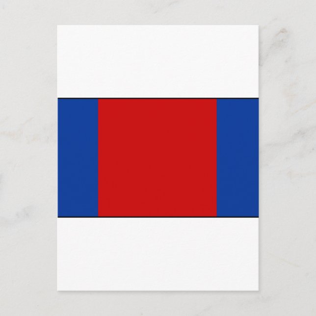 Flagge von Quito Ecuador Postkarte (Vorderseite)