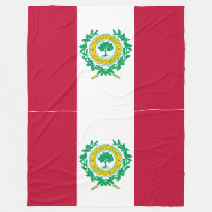 Flagge von Raleigh, North Carolina Fleece-Decke Fleecedecke