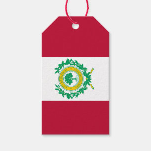 Flagge von Raleigh, North Carolina - Gift Tags Geschenkanhänger
