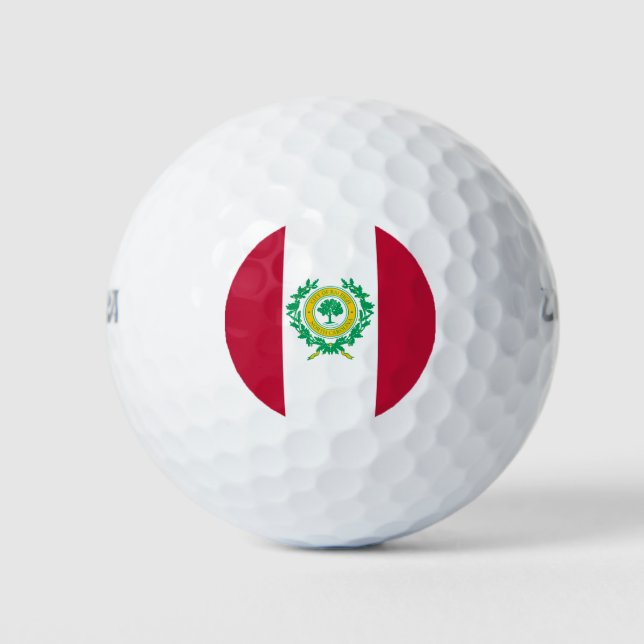 Flagge von Raleigh, North Carolina Golf Balls Golfball (Vorderseite)