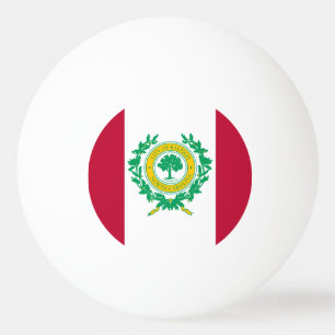 Flagge von Raleigh, North Carolina Ping-Pong Ball