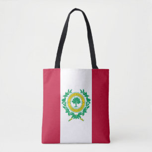 Flagge von Raleigh, North Carolina Tote Bag