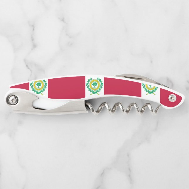 Flagge von Raleigh, North Carolina Waiter's Corksc Kellnermesser (Vorderseite)