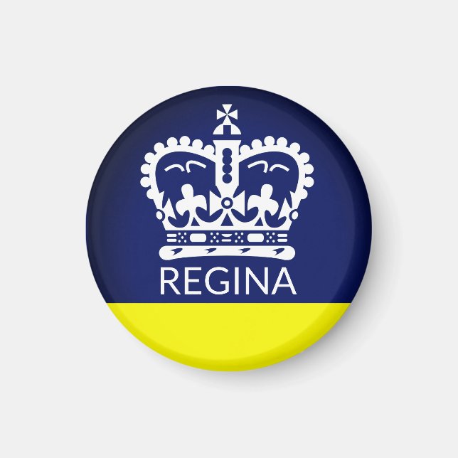 Flagge von Regina, Saskatchewan Magnet (Vorne)